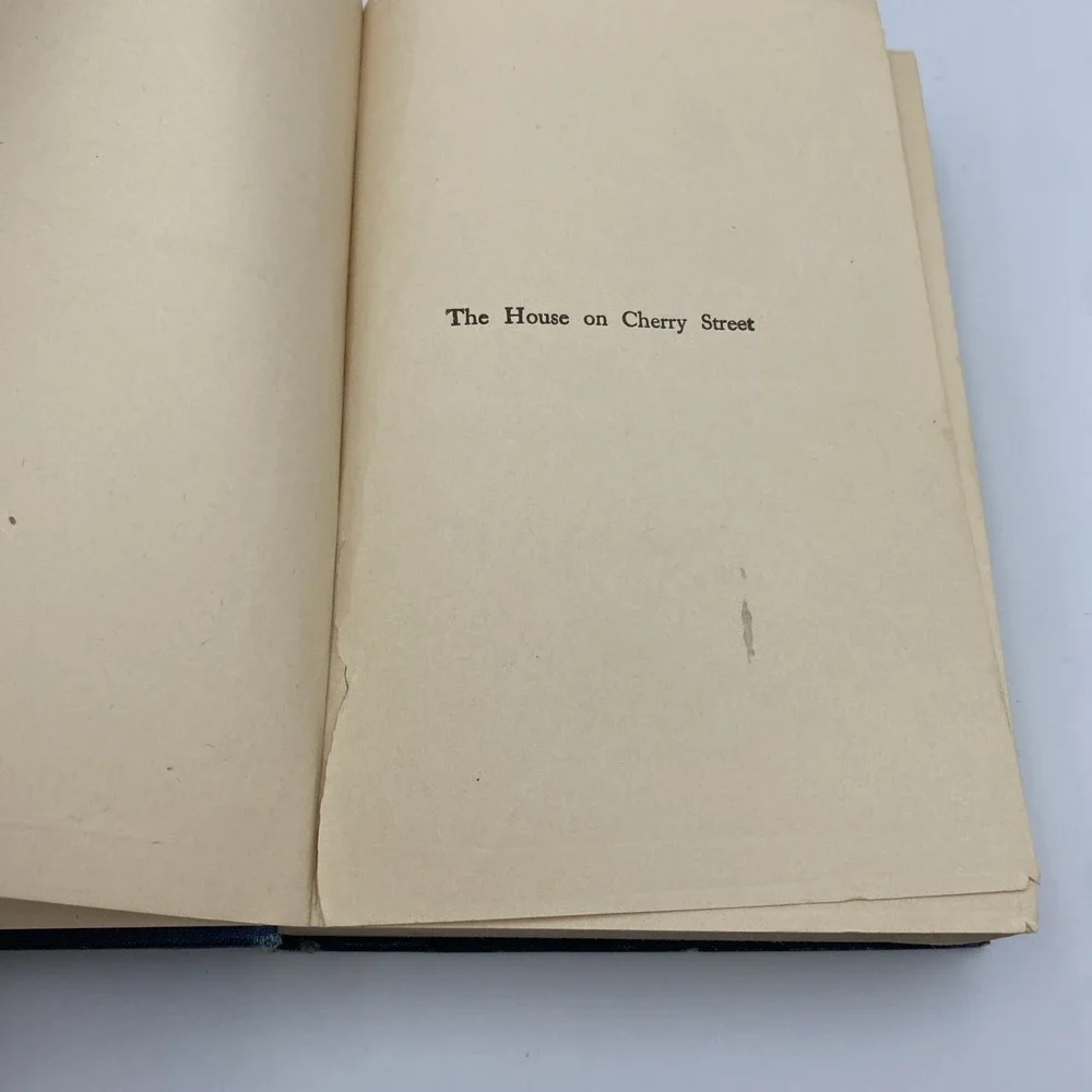 Antique The‎ House on Cherry Street Hardcover Book by Amelia E. Barr 1909